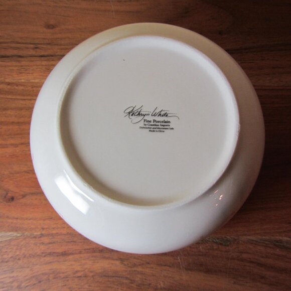30 oz flamingo porcelain cereal bowl kathryn white coastline imports (W4452) - Picture 6 of 7